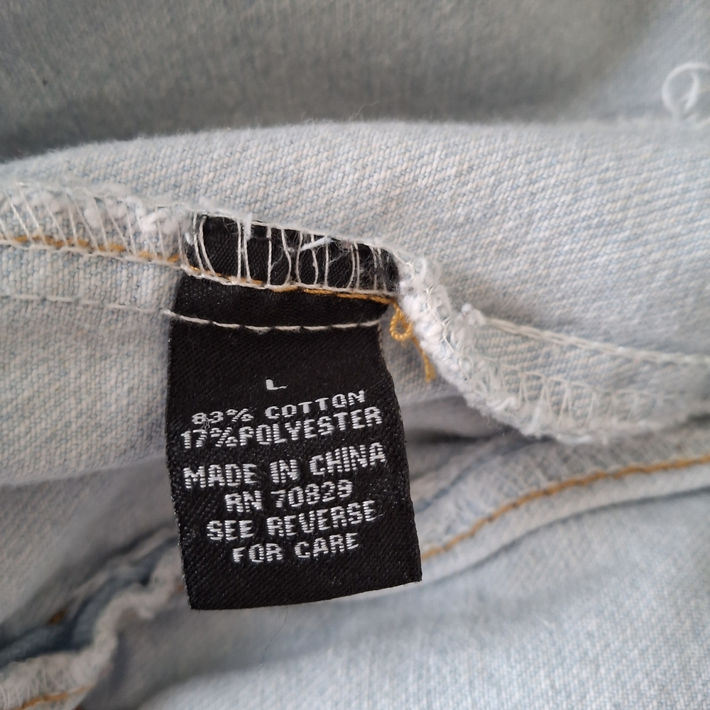 Light Wash Distressed Denim Jacket - Rue21 - Picture 7 of 9